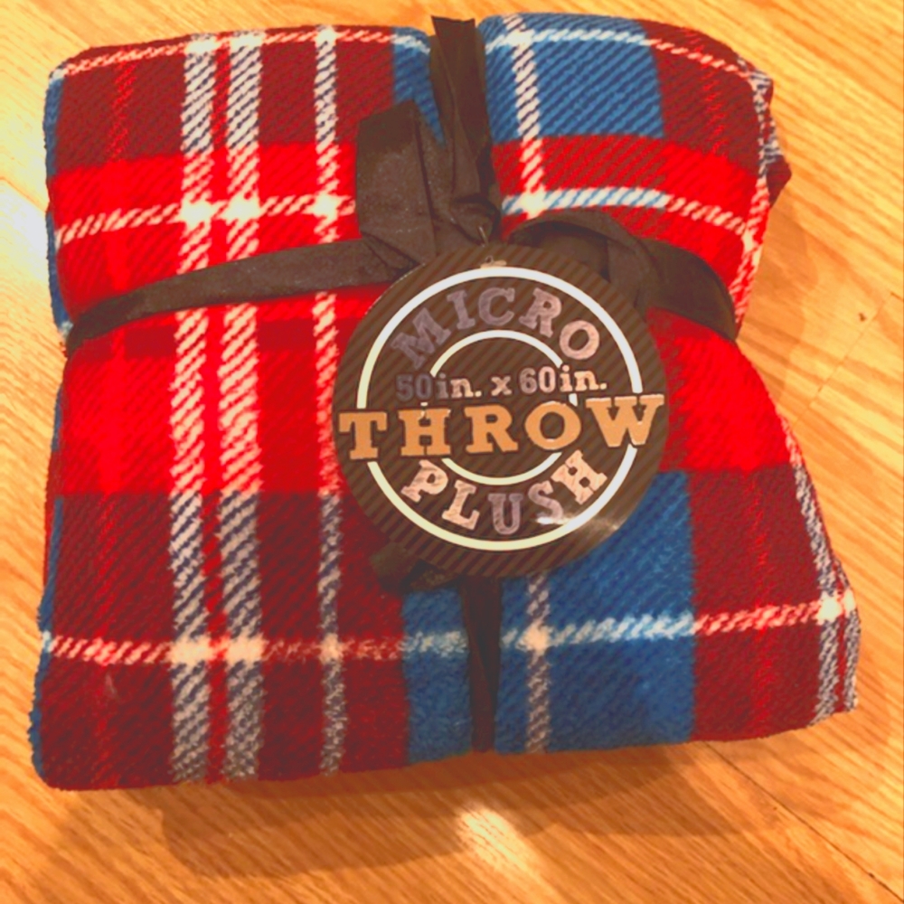 Throw Plush and Snuggie Blanket
